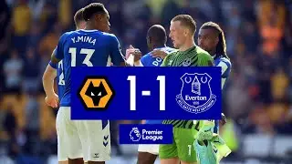 WOLVES 1-1 EVERTON | Premier League highlights