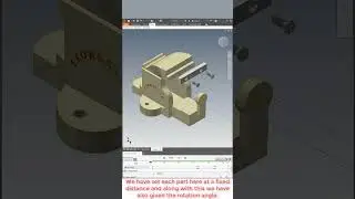 #viseassembly #explodedview #viseassemtweakview #autodeskinventorshorts #youtubeshorts #shortsvideo