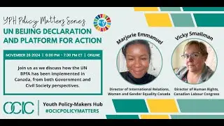 YPH Policy Matters Series: The BPfA in Canada