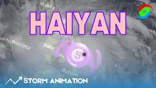The Track of Typhoon Haiyan (2013)