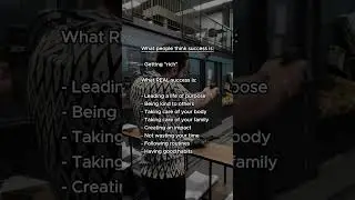 what REAL success looks like...