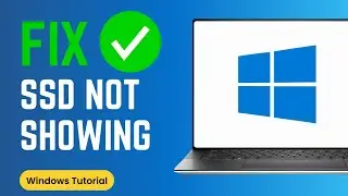 Fix new SSD not showing up in Windows - EASY (NO DOWNLOADS)