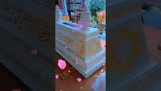 kijing makam + nama nisan full ukir kaligrafi arab marmer putih👉 bs order👉 ukuran bisa custom