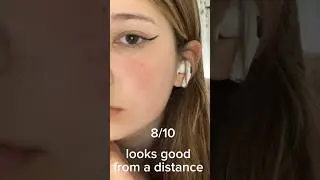 Trying pinterest makeup hacks