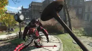 Fallout 4 playing as a op deathclaw and game crashed