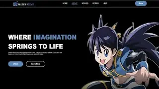 How to Create Anime Movies Website Using HTML and CSS | Fast Code