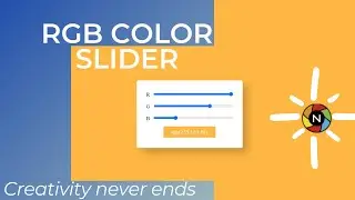 || RGB Colour Slider | css & JavaScript ||