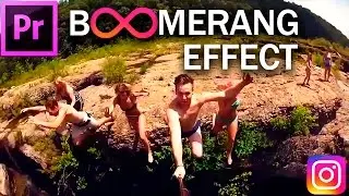 How to create a BOOMERANG style loop video effect in Premiere Pro (CC 2017 Tutorial) really easy!