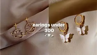 Earings under 300 from meesho | #aesthetic #earings #viral #meesho | link in description