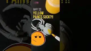 Why Yellow is hard to paint