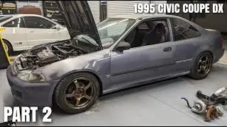 1995 Civic Coupe DX EJ2 Build - Where Do I Start? - Organizing and Some New Wheels