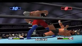 Grom Zaza vs. Masayuki Naruse - Shoot-Style (Virtual Pro Wrestling 2 N64)