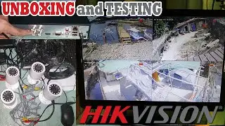 Hikvision cctv unboxing and setup