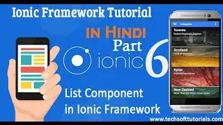 List Components in Ionic Framework in Hindi & Urdu Part-6