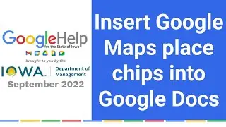Insert Google Maps place chips into Google Docs