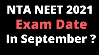 NTA NEET EXAM 2021 Official announcement | JEE 2021 | NEET 2021 latest news