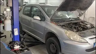 Peugeot 307 2.0 HDI Timing belt and water pump replacement