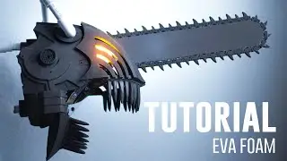 How to Make Chainsawman Cosplay | EVA foam Tutorial | Iwood Cosplay