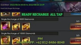 READY RECHARGE ALL TAP !! LEGACY OF DISCORD