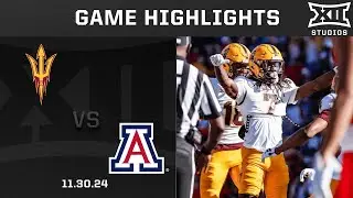 #16 Arizona State vs. Arizona Game Highlights | 2024 Big 12 Football