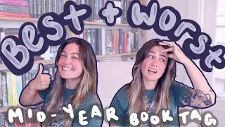 Mid-Year Book Tag📚😅 the best, worst, and quarterly stats🥳⚡️