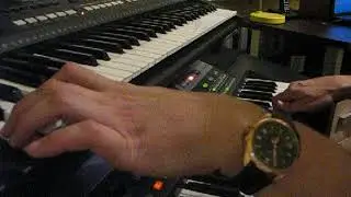 YAMAHA PSR E433 & Roland VA 7  Kur gintarais nusėtas.....