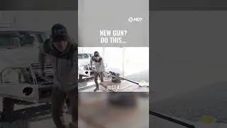 First thing you should do with a new rifle