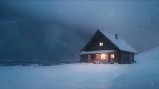 Arctic Winter & Howling Blizzard Sounds in the Tian Shan Mountains, Kyrgyzstan┇Snow Storm to Sleep