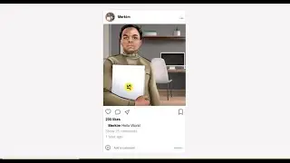 Responsive instagram card using html and css