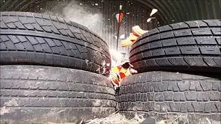 Slow Motion Archery Destruction!!!