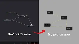 I made a node-based app in Python.
