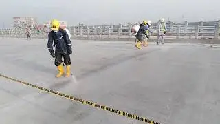 Waterproofing at Deck Slab(Steel Concrete Composite Deck Slab) of Bridge