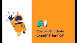 I will create a custom chatbot integrated with chatgpt for PDF documents
