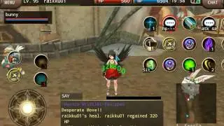Iruna online - Ninja SK(noov) use PF try farm sauro170