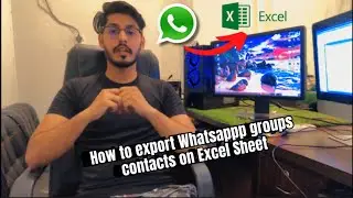 How to download all contacts from whatsapp group in Excel | Export Group Contacts to Excel |No App