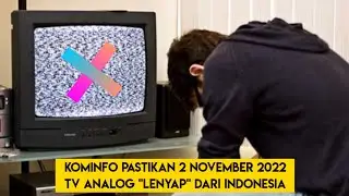 TV Analog Dihentikan Pada 2 November 2022 di Seluruh Indonesia