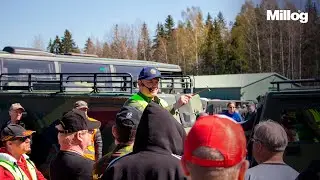 Puolustusvoimilta poistetun materiaalin huutokauppa Kalkussa
