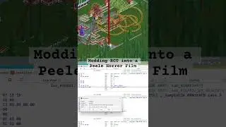 Modding RCT to make guests celebrate when a coaster crashes 😳 - Tutorial now posted! #Shorts