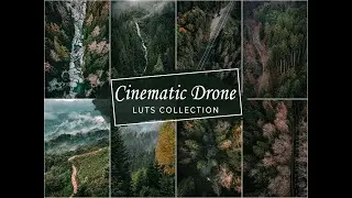 Cinematic drone video luts - cinematic luts- cinematic lut premiere pro- video preset- luts video
