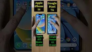 Apple iphone 14 vs Google Pixel 7a Speed Test Comparison |