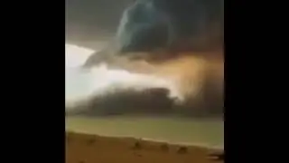 وصول الاعصار الذى حظرت به وكالة ناسا للإسكندرية - اول مره يحدث هذا فى مصر 🇪🇬