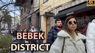 Istanbul Walking Tour- Lux District Bebek - 4K UHD 60 FPS