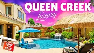 MOST AFFORDABLE Luxury Home For Sale in BOOMING Queen Creek, Arizona - PRIVATE POOL & GUEST SUITE!