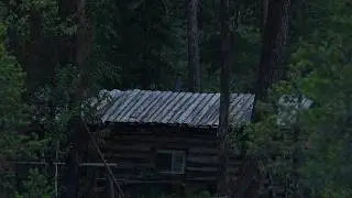 Поход на таёжную речку. Быт в избе. Рыбалка на хариуса.