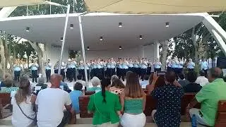 Banda de CcyTt Real Cuerpo de Bomberos, concierto Eduardo Ocon 19/07/2024