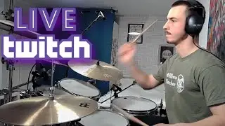 First Livestream on Twitch | Funky Drums