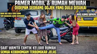 A COUPLE SHOWS OFF THEIR LUXURIOUS CAR AND HOUSE IN FRONT OF THEIR PRE-LOVED GOJEK!! But look...