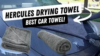 Best Car Drying Towel! The Hercules Drying Towel (RIPCLEAN)