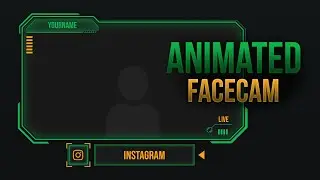 Technology Facecam (Template Animated | Speed Art + Tutorial) | FREE
