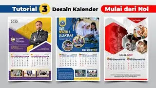 COMPLETE & DETAILED - Tutorial on Creating 3 2022 Wall Calendar Designs - CorelDRAW 